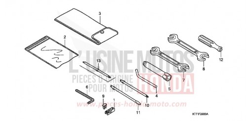 OUTILS SH125A de 2010